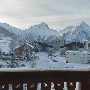 Plein Sud A Cote Jandri Express, Front De Neige, Vue Splendide, Label 2 Alpes, Classe 2 Etoiles Tourisme Les Deux Alpes